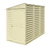 1-1-1-1-1-1.jpg Duramax 4ft x 8ft Sidemate Vinyl Resin Outdoor Storage Shed