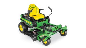 1-352-1.jpg 60V 42” Electric CrossoverZ Zero Turn Mowers with (6) 8 Ah Batteries and (3) Dual Port Turbo Chargers.