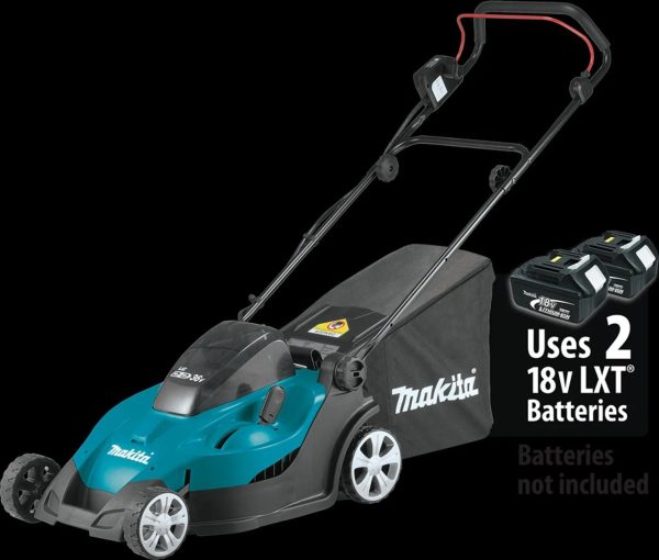 1-563-1.jpg Makita USA – 18V X2 (36V) LXT Lithium-Ion Cordless 17″ Residential Lawns Mower, Tool Onlys