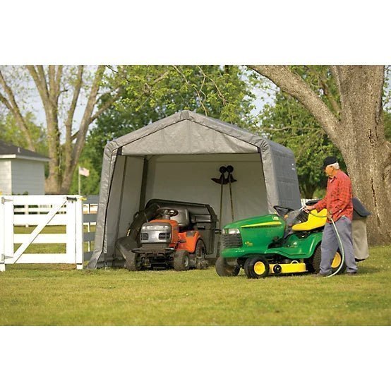 1110696_A1.jpg ShelterLogic 10 ft. x 10 ft. x 8 ft. Shed in a Box