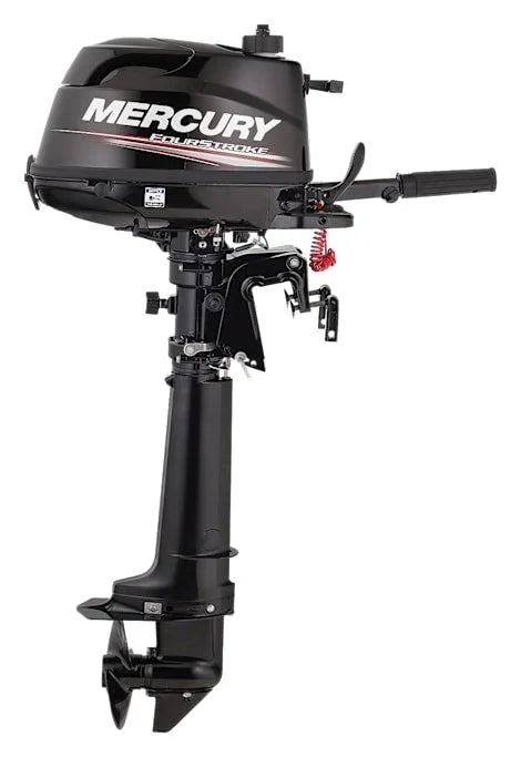 1113-1.jpg Mercury 5hp Tiller FourStroke Outboard Motor – 15″ Shaft, Manual Tilt/Trim, Manual Start