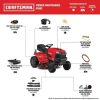 14937794-3-1.jpg CRAFTSMAN T100 36-in 11.5-HP Riding Lawn Mower