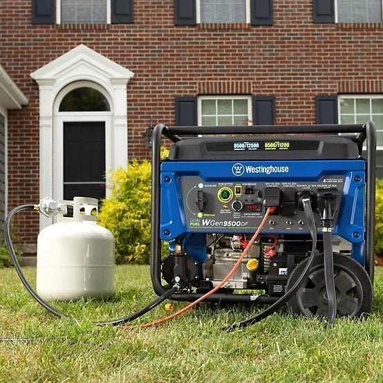 1527173_A3.jpg Westinghouse 12,500/9,500-Watt Dual-Fuel Portable Generator, Electric Start, Transfer Switch Ready