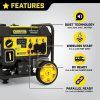 1645743_A2.jpg Champion Power Equipment 4,500/3,650-Watt Gasoline Powered OFI Generator with ParaLINK, Remote Start