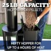 1685675_A3.jpg Even Embers Pellet-Fueled Patio Heater, 100 sq. ft., 70,000 BTU