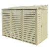 2-1-3-1-1.jpg Duramax 4ft x 8ft Sidemate Vinyl Resin Outdoor Storage Shed