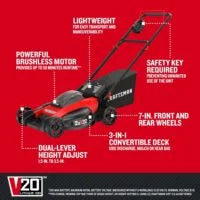 2-188-1.jpg CRAFTSMAN V20 Lawn Mower, Push Mowers.