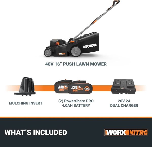 2-245-1.jpg WORX Nitro 40V 16″ Cordless Lawn Mowers w/Brushless Motor 2.0 & Intellicut.