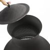 HeatMaxx 45 in. Outdoor Wood-Burning Chiminea