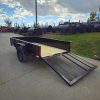 5′ X 10′ Utility Trailer Straight Deck 18″ Sides Tall Gate