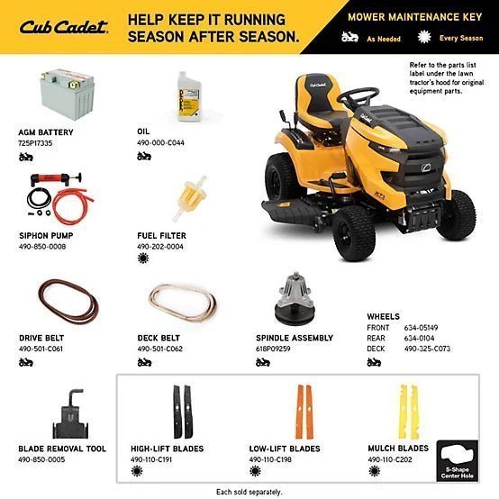 2060311_A1-1.jpg CUB CADET 42-Inch Gas Riding Lawn Tractor – IntelliPower Technology