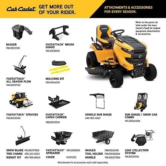 2060311_A2-1.jpg CUB CADET 42-Inch Gas Riding Lawn Tractor – IntelliPower Technology