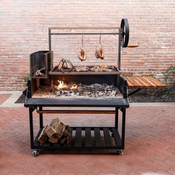 2304093-LIFESTYLE-02-1_b60eef42-f8b2-4bdb-89ba-673fbc00d984-1.jpg Premium Argentine/Santa Maria BBQ Grill with Wood Fire and Charcoal Grill