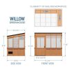 9×6 Willow Greenhouse