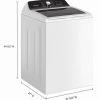 24399963-8130-49ef-886b-6a2513651c05.8235771e1ec13af94304386f95289761.jpg Whirlpool WTW5025SW 4.5 Cu. Ft. Top Load Washer, Built-In Faucet, Agitator