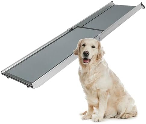 31ZKaQHlbJL._AC.jpg PetSafe Happy Ride Compact Telescoping Dog Ramp – Portable Pet Ramp for Cars, Trucks & SUVs with Adjustable Sizing – Non-Slip Design – Lightweight Pet Mobility Assistance – Extra Long