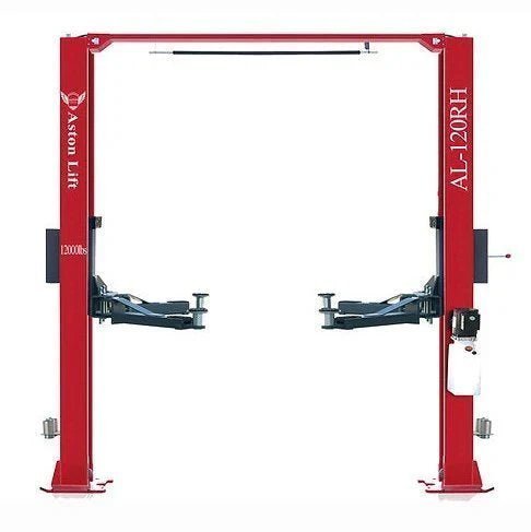 4-1-2.jpg Aston 12000 lbs. 2 Post Car Lift Symmetric Overhead Single Point Lock Release