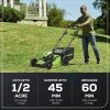 Greenworks 80V 21″ Cordless Self-Propelled Lawn Mowers.