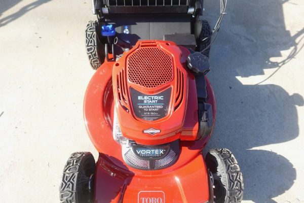 4-188-1.jpg Toro 22″ Electric-Start Recycler Personal Pace Self-Propelled Gas Lawn Mowers.
