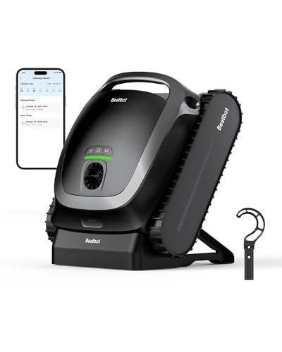 411K2pz1KpL.jpg Beatbot AquaSense Cordless Robotic Pool Vacuum Cleaner – Intelligent Path Opimization, Cleans Floor, Walls, and Waterline – Ideal for Above & In-Ground Pools up to 2,260 sq.ft.