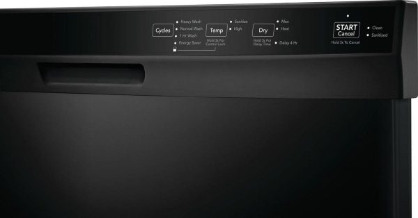 42ee1cfe-d626-4474-8b01-df519ce16de4.af40fa51cf86eb2f84d24becee19365c.jpg Frigidaire 24″ Built-In Dishwasher, Front Control, Black