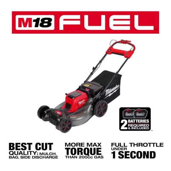 44-1.jpg Milwaukee 2823-22HD M18 FUEL Self-Propelled Dual Battery Mower Kits.