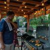 480c6ba39b66fd48401c0cf350037738-1.jpg Saxony Xl 13 Ft. W X 6.5 Ft. D Solid Wood Grill Gazebo