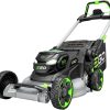 5-139-1.jpg EGO Power+ LM2200SP 22″ Aluminum Deck Select Cut Self-Propelled Lawn Mowers.