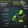 5-140-1.jpg Greenworks 60V 42″ Cordless Battery CrossoverT Riding Lawn Mowers.