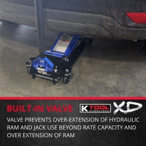5-27.jpg K Tool Heavy-Duty Low-Profile 3.33 Ton Floor Jack