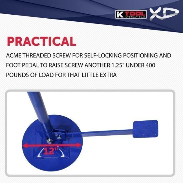 5-47.jpg K Tool 3/4 Ton Under Hoist Jack Stand with Pedal
