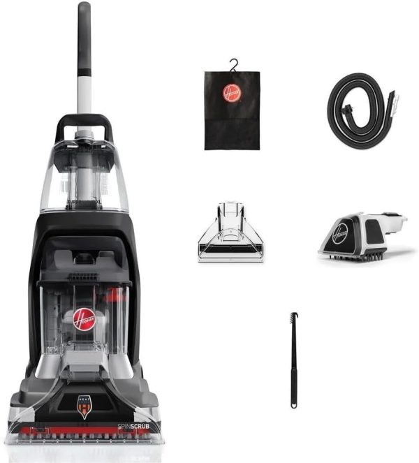 51H-d5cPWhL._AC_SL1000-2.jpg Hoover PowerScrub Deluxe Carpet Cleaner for Carpet & Upholstery with Tools