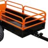 51O7ObUDmsL._AC_SL1200-1.jpg Impact Implements 1500 lb Utility Cargo Trailer with Pivot Dump for ATV, UTV, and Lawn Tractor