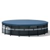 51ag8SEy71L.jpg Intex Ultra XTR Frame 18′ x 52″ Above Ground Swimming Pool with Sand Filter Pump, Ladder, Cover, & Maintenance Accessory Kit with Vacuum and Skimmer