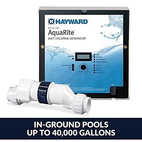 51i4vyYmoFL.jpg Hayward W3AQR15 AquaRite Salt Chlorination System for In-Ground Pools up to 40,000 Gallons