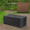 51jcv_MUYqL._AC.jpg Keter Westwood 150-Gallon Resin Outdoor Storage Box | Weather-Resistant Deck Bin for Patio Cushions, Garden Tools & Pool Accessories – Dark Grey