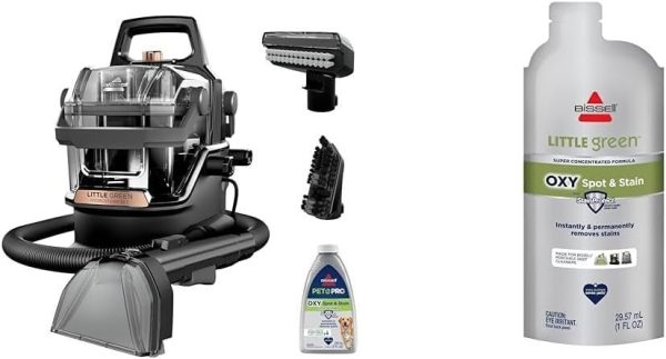 BISSELL Little Green HydroSteam 3618 Portable Carpet & Upholstery Cleaner