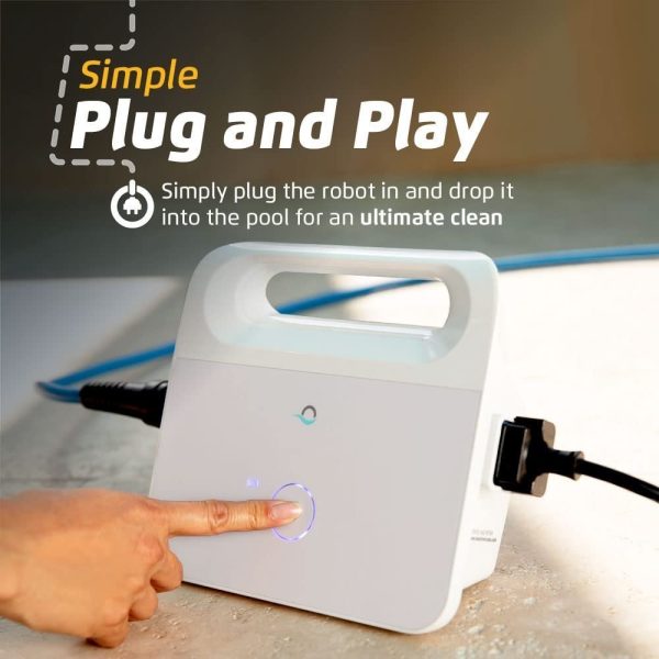 51z5B0aZqwL.jpg Dolphin Proteus DX5i Wi-Fi Robotic Pool Vacuum Cleaner Pools up to 50 FT – Waterline Scrubber Brush