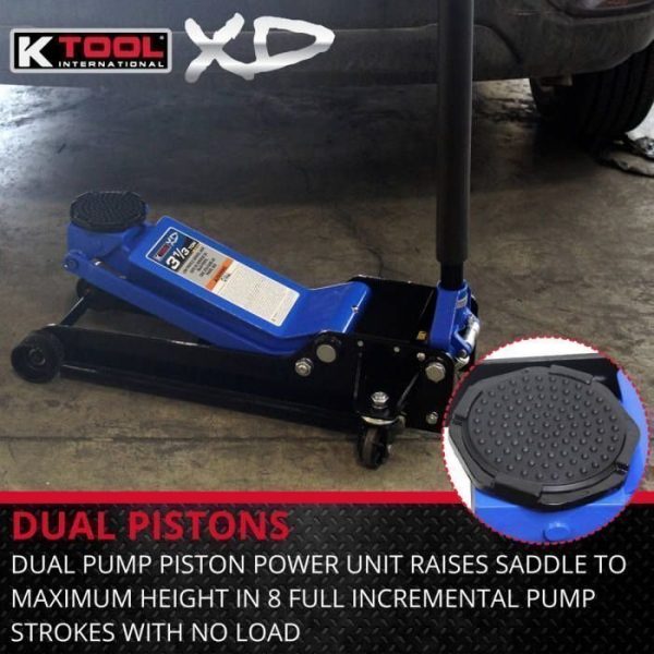 6-21.jpg K Tool Heavy-Duty Low-Profile 3.33 Ton Floor Jack