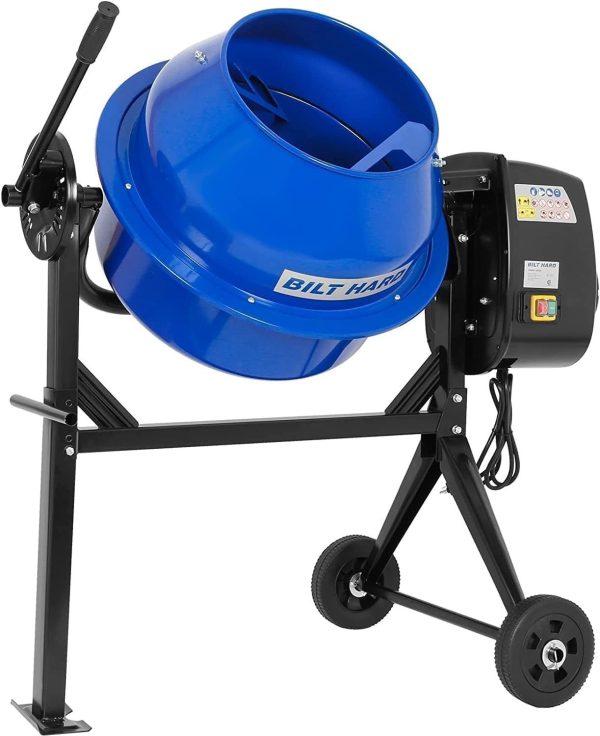 61iToi0PPKL._AC_SL1500.jpg BILT HARD 4 Cu. Ft. Electric Cement Mixer – 550W Portable with Wheels