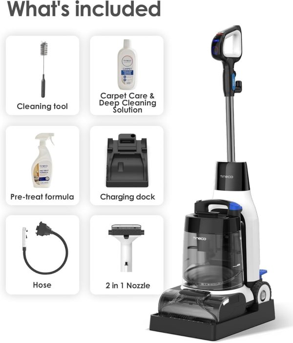 61kyzDD89wL._AC_SL1500-1.jpg Tineco CARPET ONE Cruiser Smart Carpet Cleaner with Self-Cleaning & FlashDry