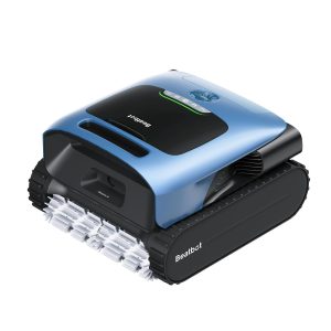 61sPabEAHSL.jpg Beatbot Aquasense A100 Pro Robotic Pool Vacuum Cleaner – Clarifies Water, Cleans Surface, Floor, Walls and Waterline, Surface Parking, Intelligent Path Optimization-Slight Blue