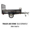 65598511.jpg DK2 5-ft x 7-ft Steel Utility Trailer with Ramp Gate ( 1639-lb Capacity ) 2491711
