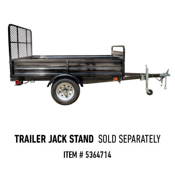 65598511.jpg DK2 5-ft x 7-ft Steel Utility Trailer with Ramp Gate ( 1639-lb Capacity ) 2491711