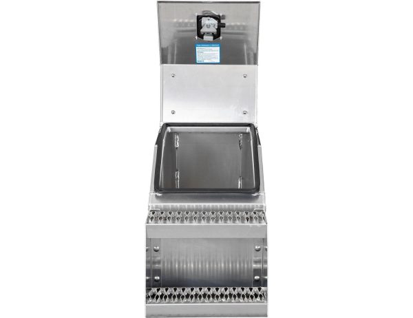 65947823.jpg Buyers Products 28-in x 24-in x 19-in Smooth Aluminum Step Box Truck Tool Box 1705285