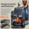 67286351.jpg SuperHandy 2800-lb Capacity 3-Wheel Orange Steel Dolly GUO041