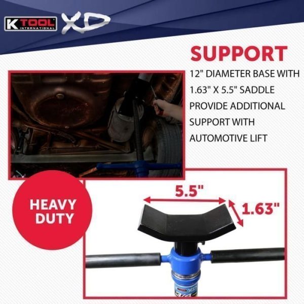 7-13.jpg K Tool 3/4 Ton Under Hoist Jack Stand with Pedal