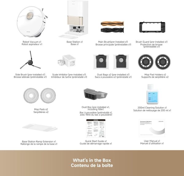 717Qehht3kL._AC_SL1500-1.jpg DREAME L50 Ultra Robot Vacuum & Mop, 19,500Pa, Auto-Empty