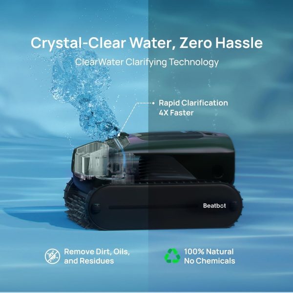 71AZuhObwmL._AC_SL1500_5ce9b6da-c9bd-4526-9aad-2b137eadf0d6-1.jpg Beatbot AquaSense 2 Pro Robotic Pool Cleaner – 5-in-1 Cordless Skimmer & Clarifier, App-Controlled, Smart Parking, Up to 3,875 Sq. Ft. – Obsidian