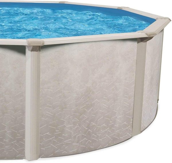 71ECBL6Vo4L._AC_SL1500_2311814a-8f8c-4bd2-aec3-8e4d80b278e8.jpg Aquarian 21ft x 52in Round Steel-Frame Above Ground Swimming Pool – Phoenix Series, DIY Outdoor Backyard Pool